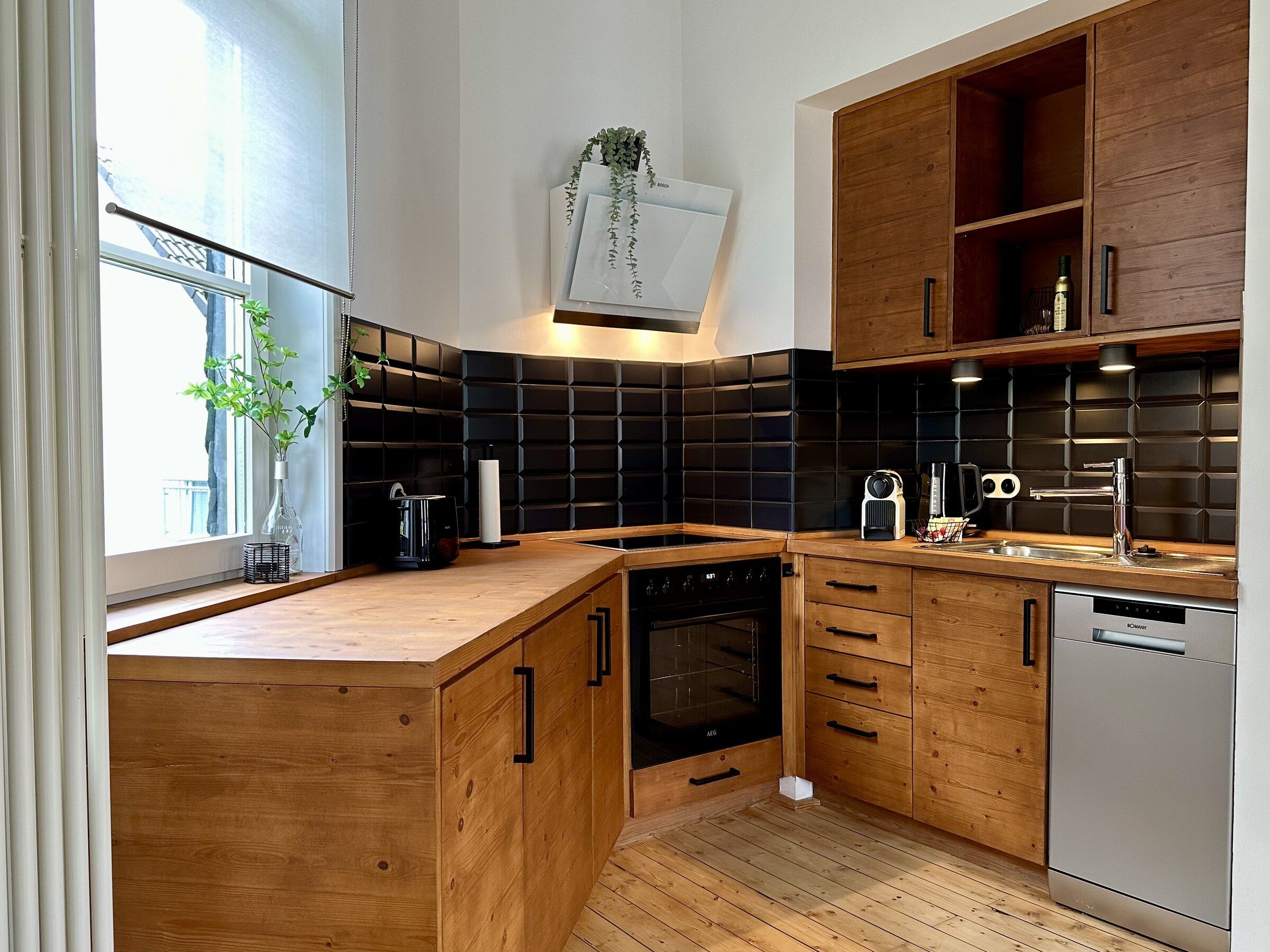 Keuken op de bovenverdieping